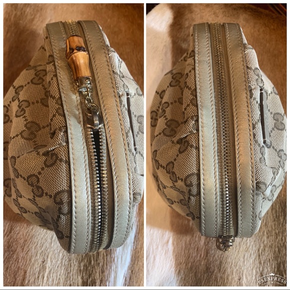 ❌SOLD❌💙AUTH GUCCI COSMETIC POUCH EUC 💙 - Picture 10 of 12